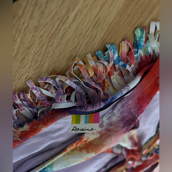 Raisins Fringed Bikini Set - Picture 2 of 11